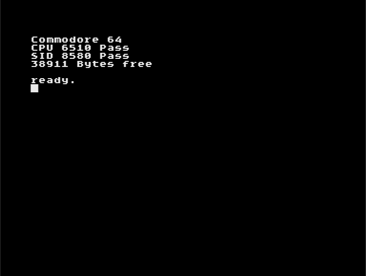 PC DOS Style - ready. (Capitalized)